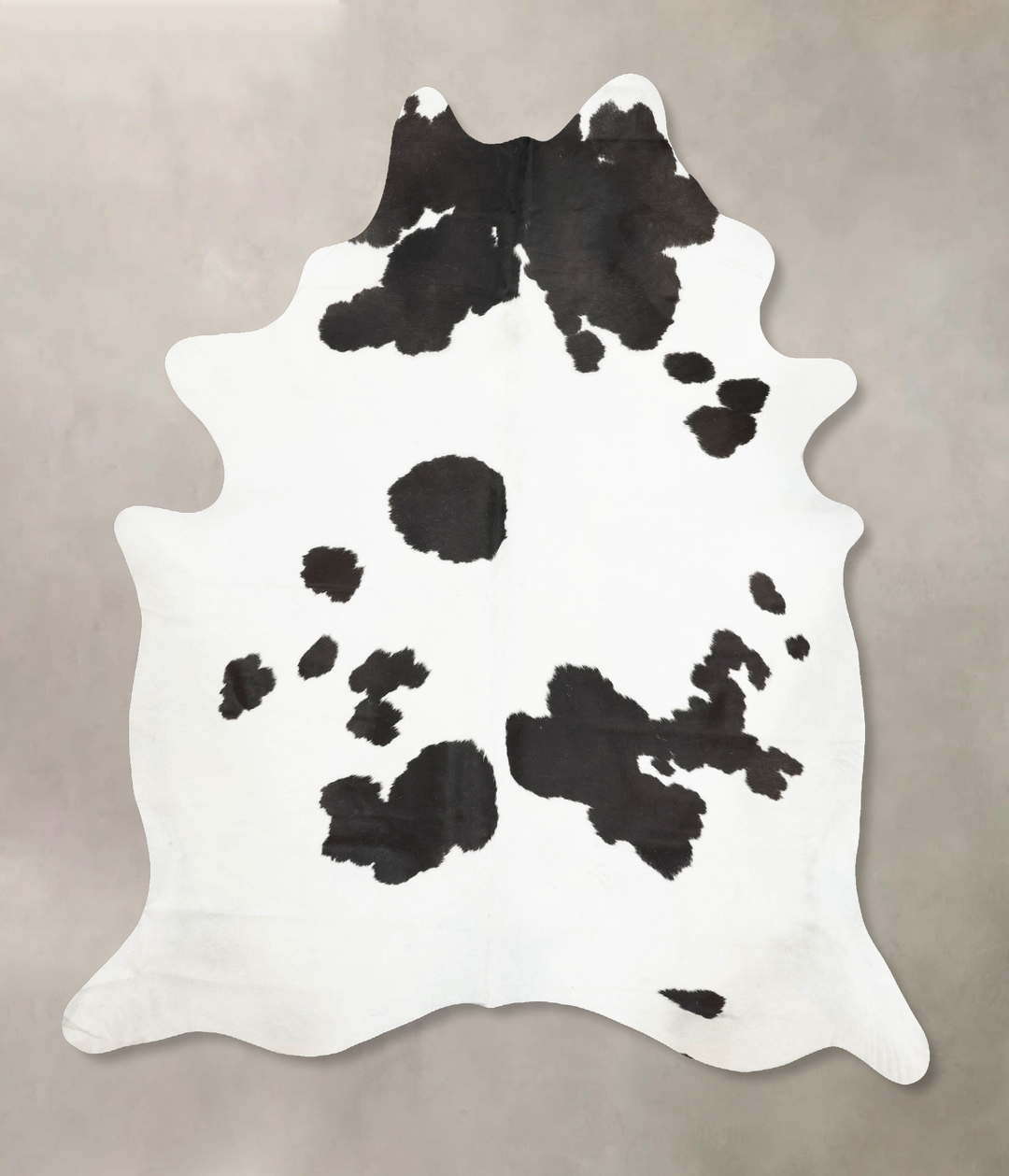 Black and White XX-Large Brazilian Cowhide Rug 9'0"H x 7'4"W #B15420 b