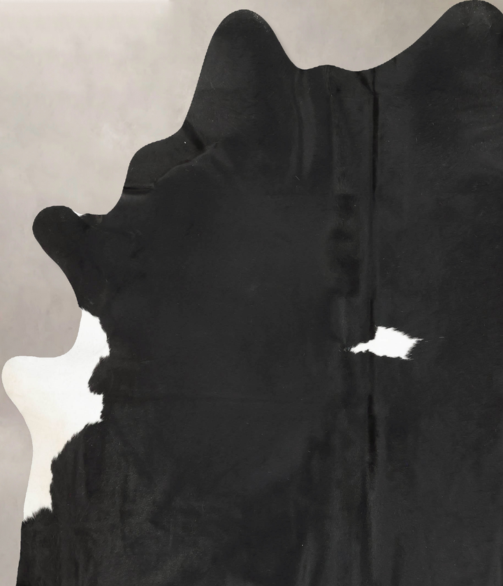 Black and White XX-Large Brazilian Cowhide Rug 9'3"H x 7'2"W #B15429 by Hudson Hides