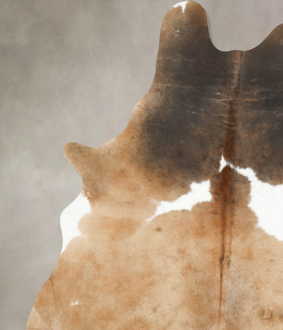 Light Caramel X-Large Brazilian Cowhide Rug 7'5"H x 6'3"W #B15431 by H