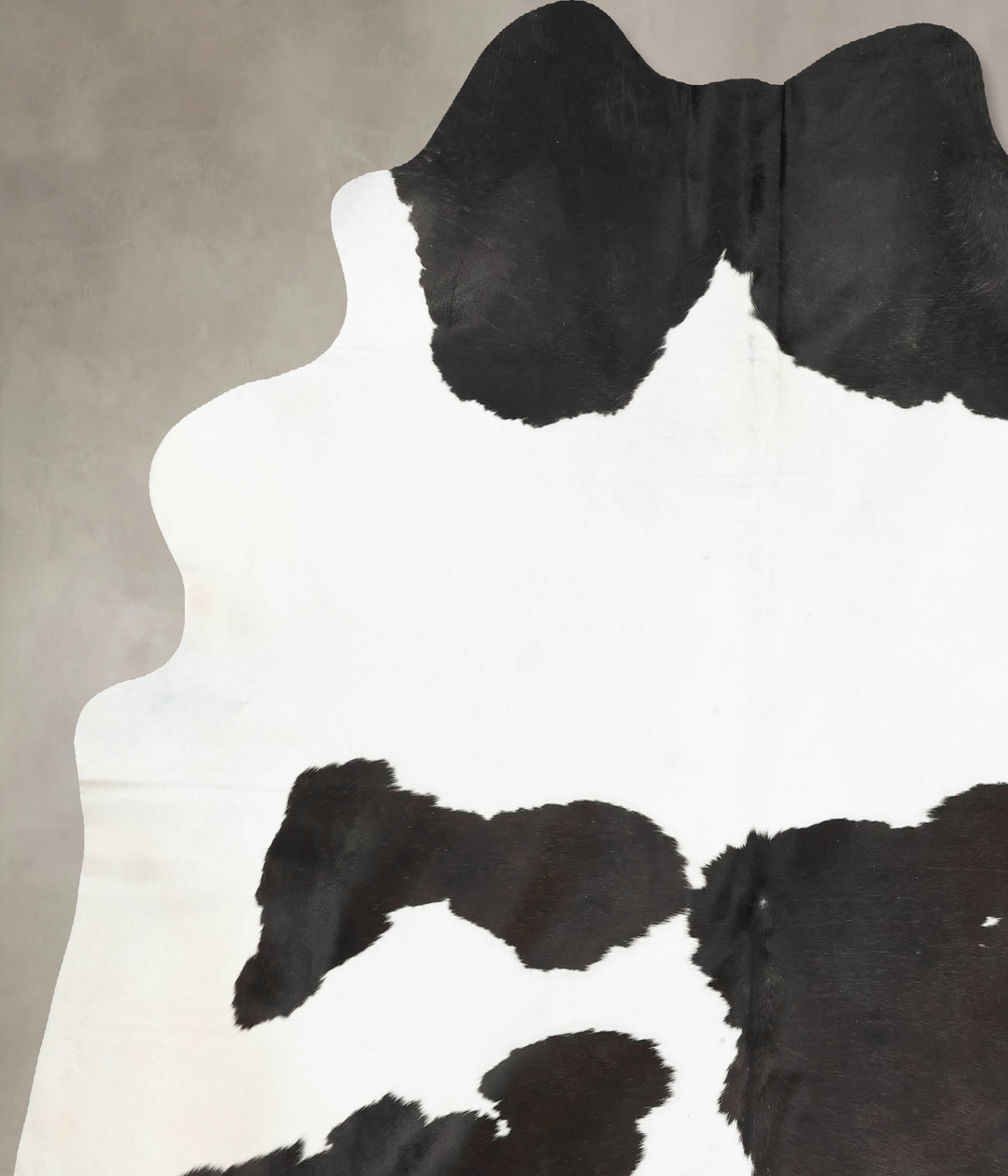 Black and White XX-Large Brazilian Cowhide Rug 8'9"H x 7'1"W #B15441 b