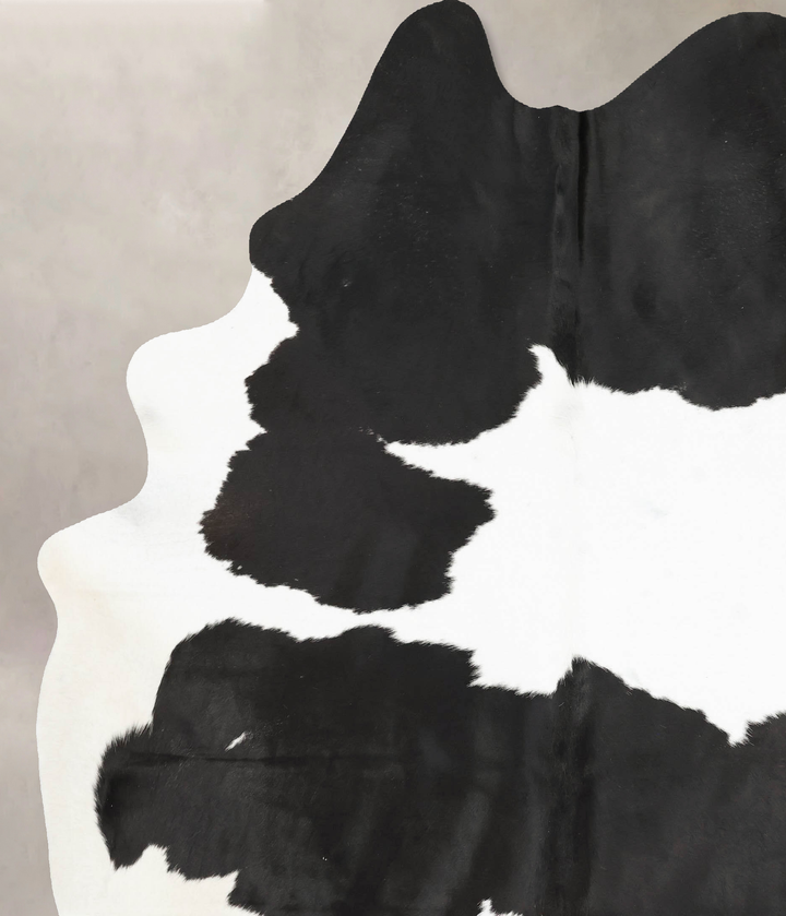 Black and White XX-Large Brazilian Cowhide Rug 8'8"H x 7'4"W #B15446 by Hudson Hides
