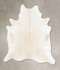 Ivory with Beige X-Large Brazilian Cowhide Rug 7'1