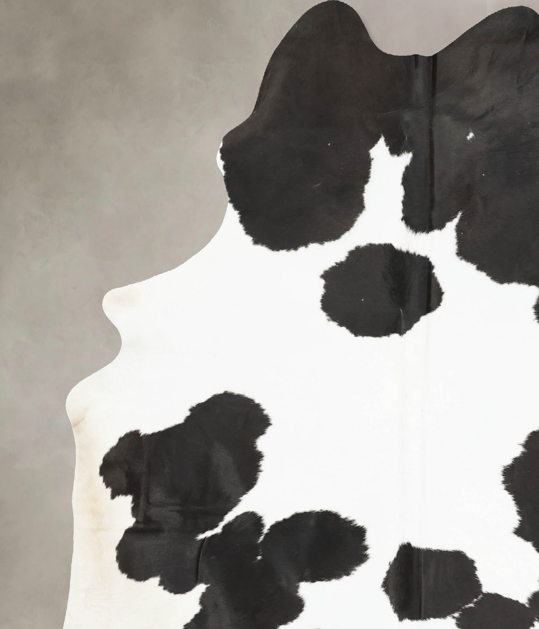 Black and White XX-Large Brazilian Cowhide Rug 8'8"H x 6'7"W #B15467 b