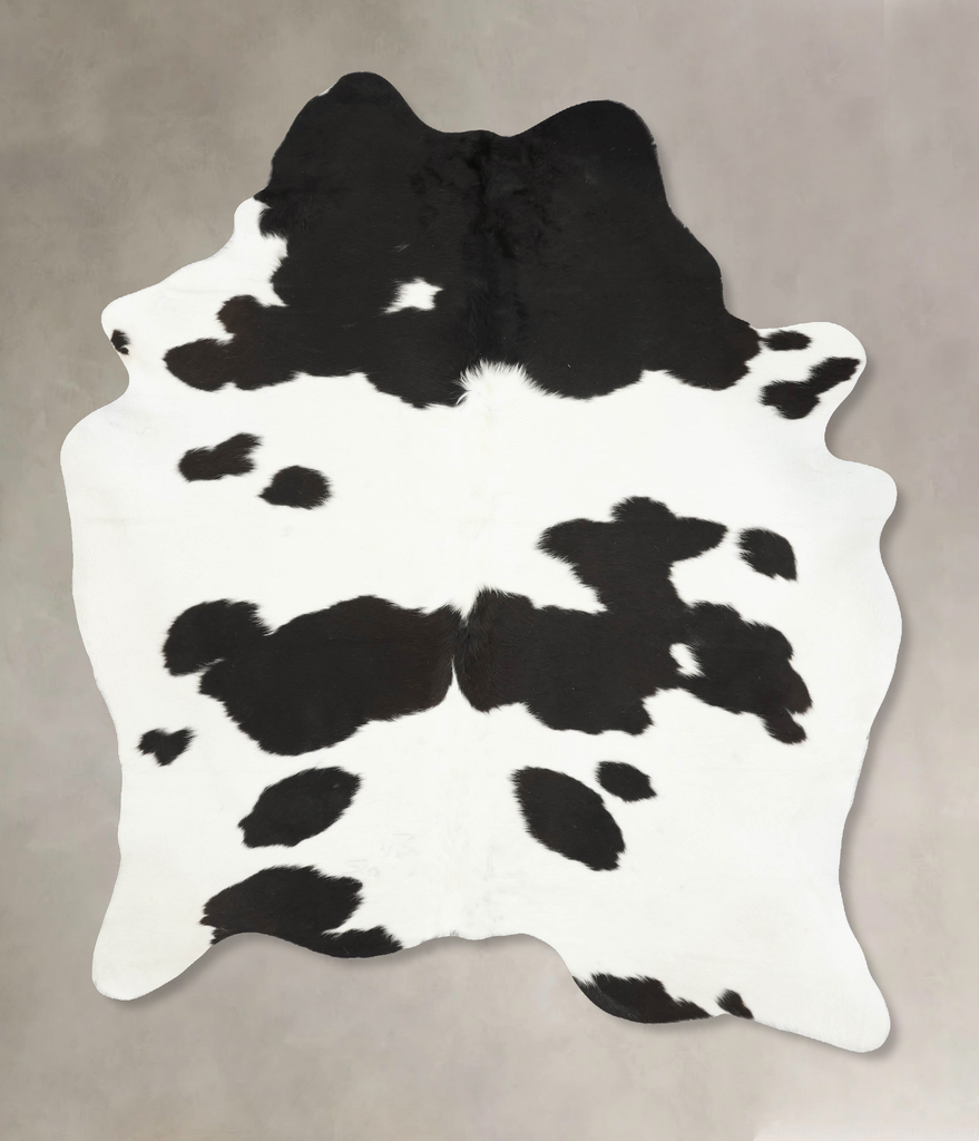 Black and White XX-Large Brazilian Cowhide Rug 8'9"H x 6'4"W #B15471 by Hudson Hides