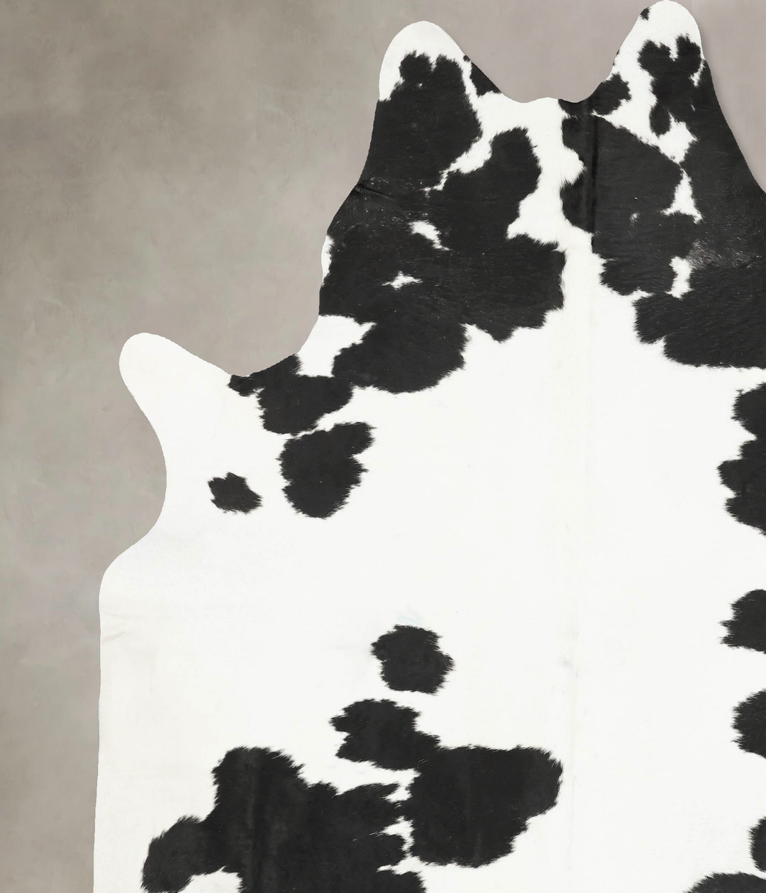 Black and White XX-Large Brazilian Cowhide Rug 8'9"H x 7'2"W #B15475 b