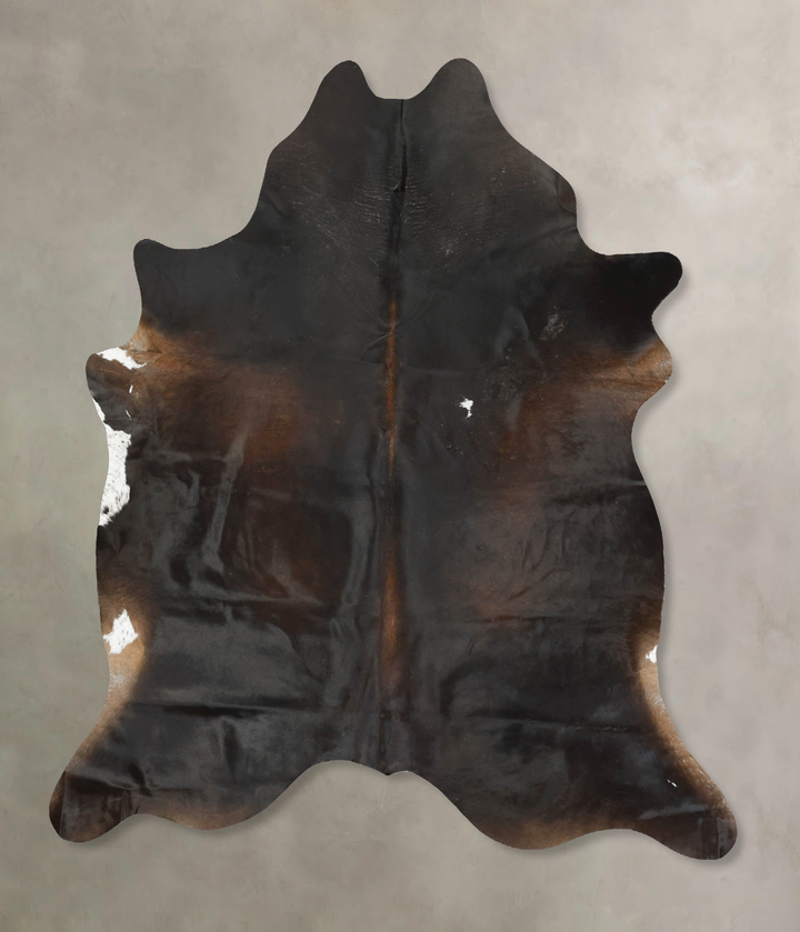 Chocolate X-Large Brazilian Cowhide Rug 7'4"H x 6'5"W #B15480 by Hudson Hides