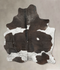 Chocolate and White Large Brazilian Cowhide Rug 6'8