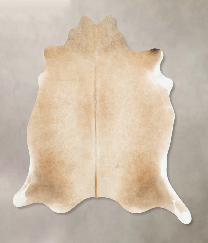 Palomino X-Large Brazilian Cowhide Rug 7'3"H x 6'9"W #B15495 by Hudson Hides