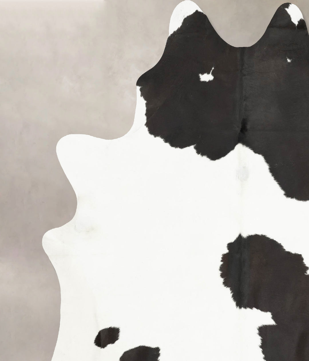 Black and White XX-Large Brazilian Cowhide Rug 8'11"H x 7'3"W #B15498 