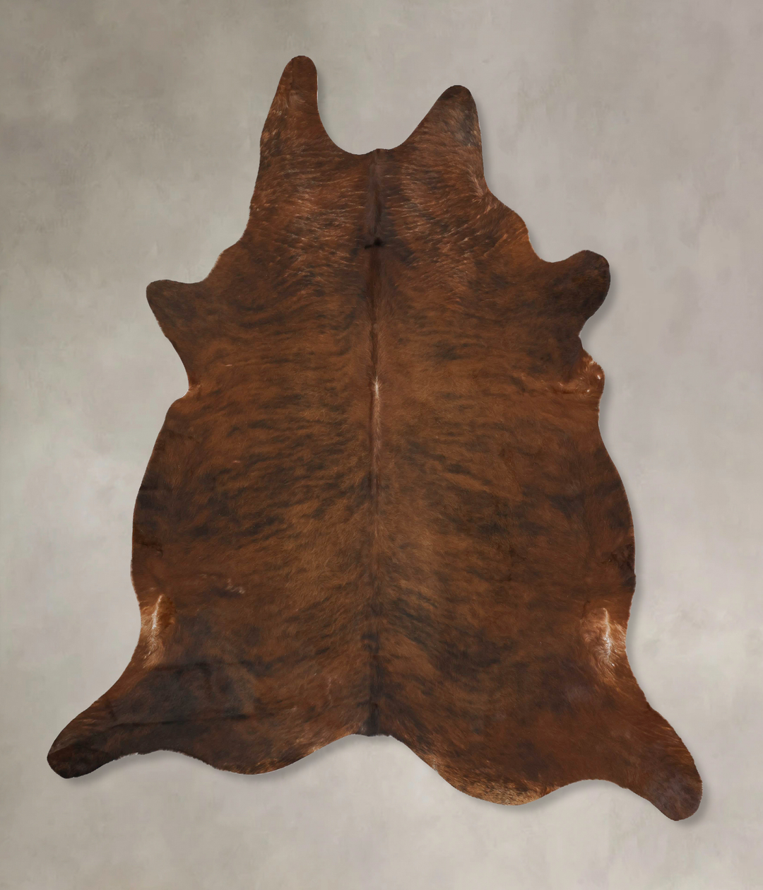 Medium Brindle XX-Large Brazilian Cowhide Rug 8'5"H x 7'5"W #B15501 by