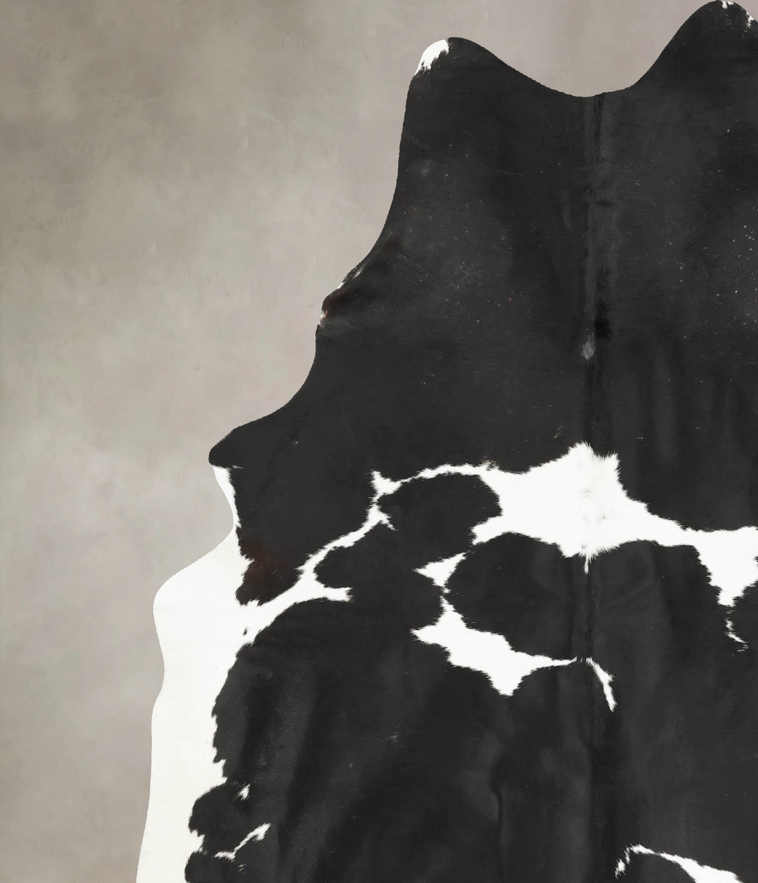 Black and White XX-Large Brazilian Cowhide Rug 8'8"H x 7'2"W #B15503 b