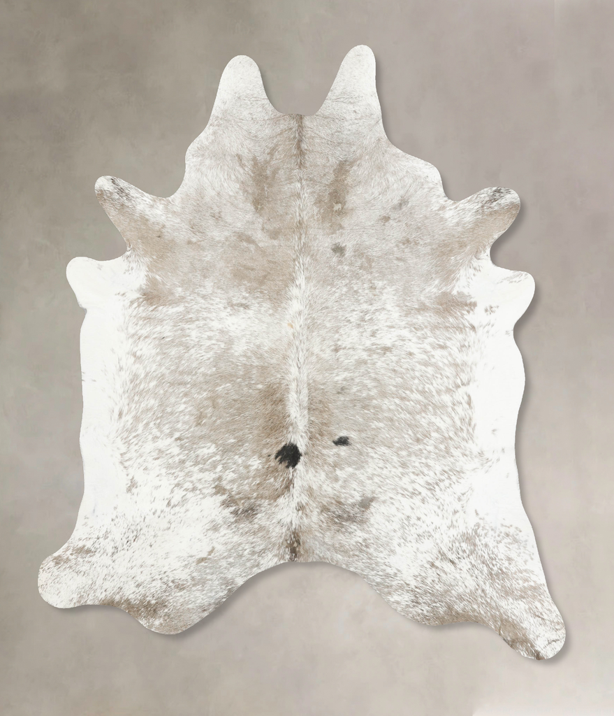 Taupe X-Large Brazilian Cowhide Rug 7'8"H x 6'3"W #B15515 by Hudson Hides
