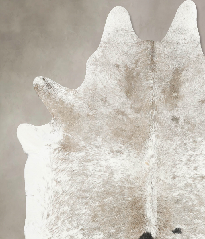 Taupe X-Large Brazilian Cowhide Rug 7'8"H x 6'3"W #B15515 by Hudson Hides