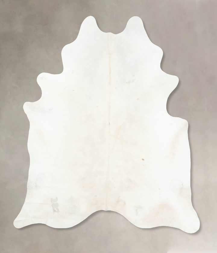 Ivory with Beige XX-Large Brazilian Cowhide Rug 8'11"H x 7'5"W #B15516 by Hudson Hides