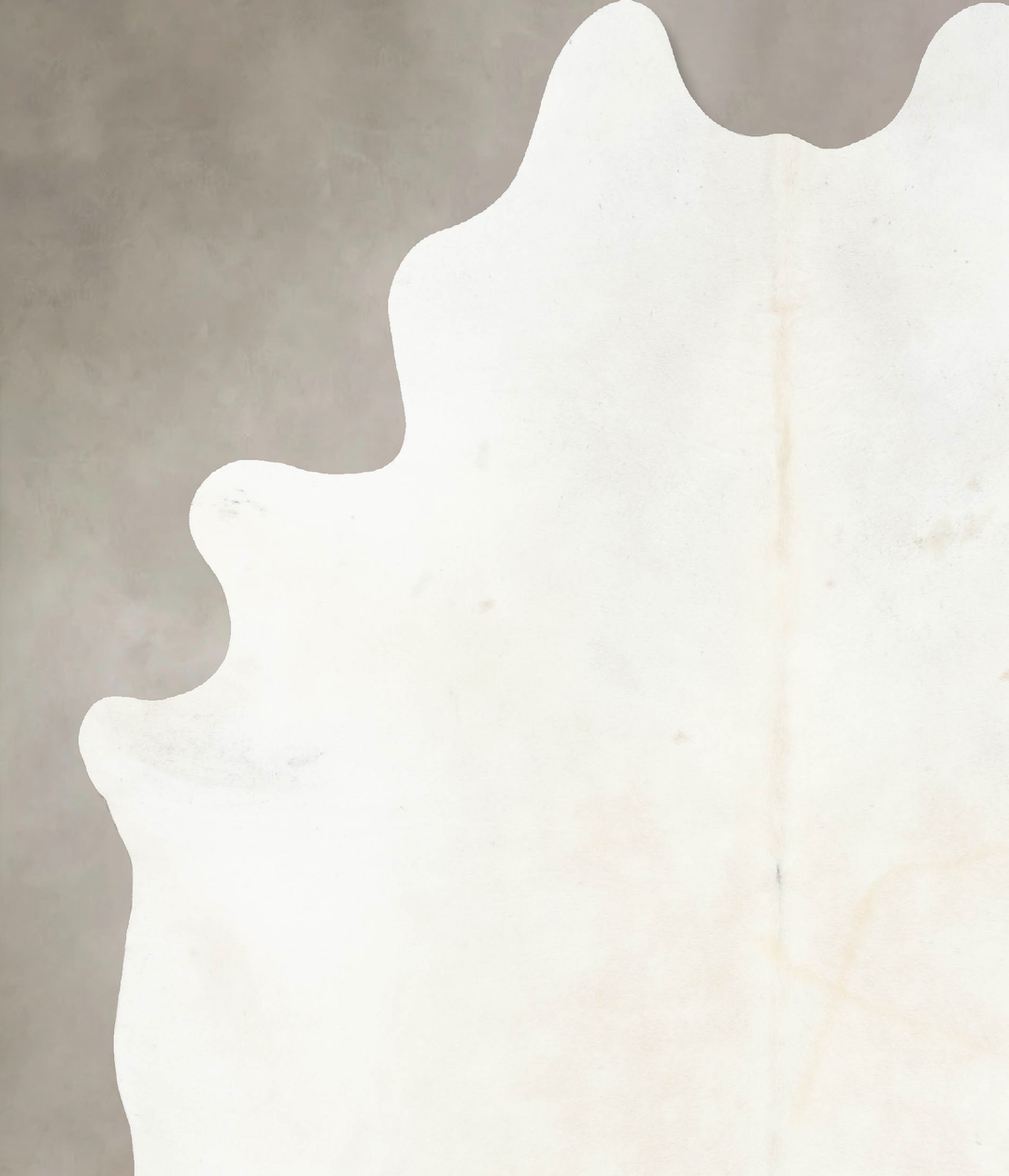 Ivory with Beige XX-Large Brazilian Cowhide Rug 8'11"H x 7'5"W #B15516