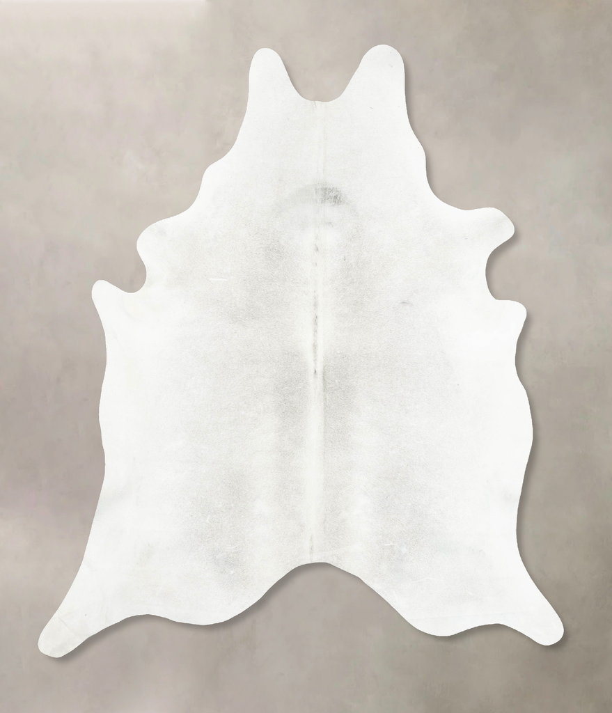 Light Grey XX-Large Brazilian Cowhide Rug 8'1"H x 6'5"W #B15529 by Hudson Hides
