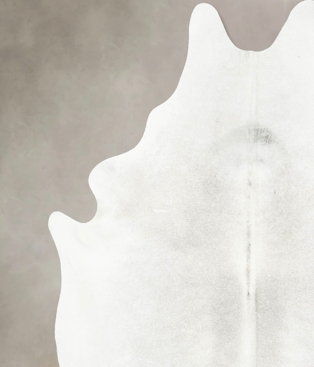 Light Grey XX-Large Brazilian Cowhide Rug 8'1"H x 6'5"W #B15529 by Hud