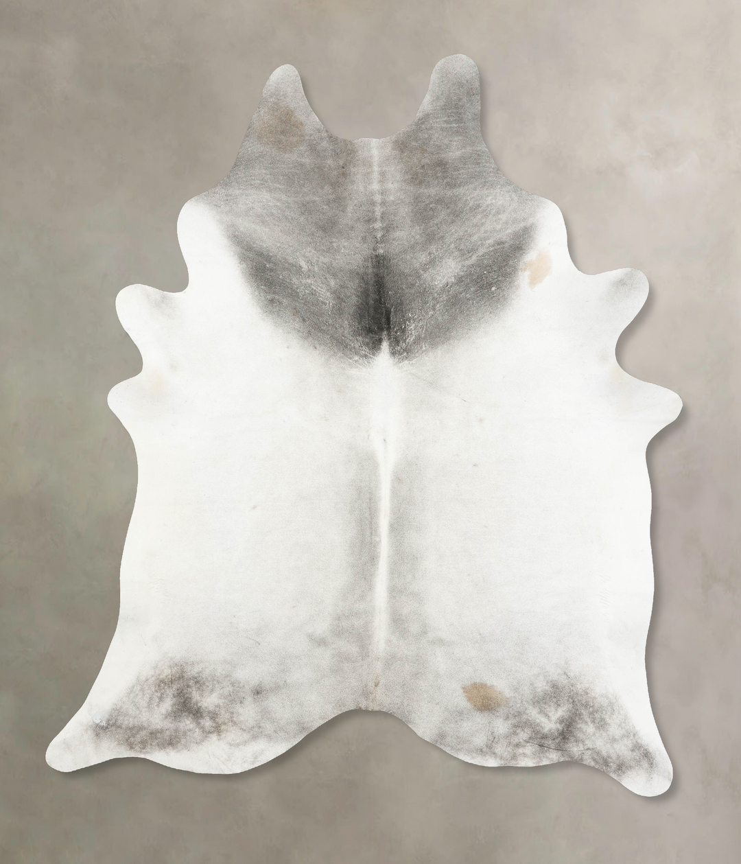 Medium Grey XX-Large Brazilian Cowhide Rug 9'1"H x 7'1"W #B15532 by Hu
