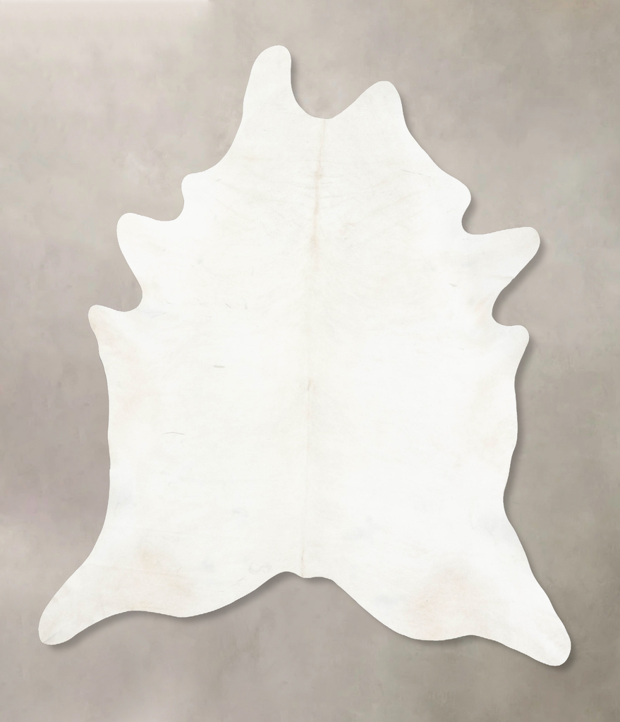 Ivory with Beige XX-Large Brazilian Cowhide Rug 8'9"H x 7'6"W #B15543 by Hudson Hides