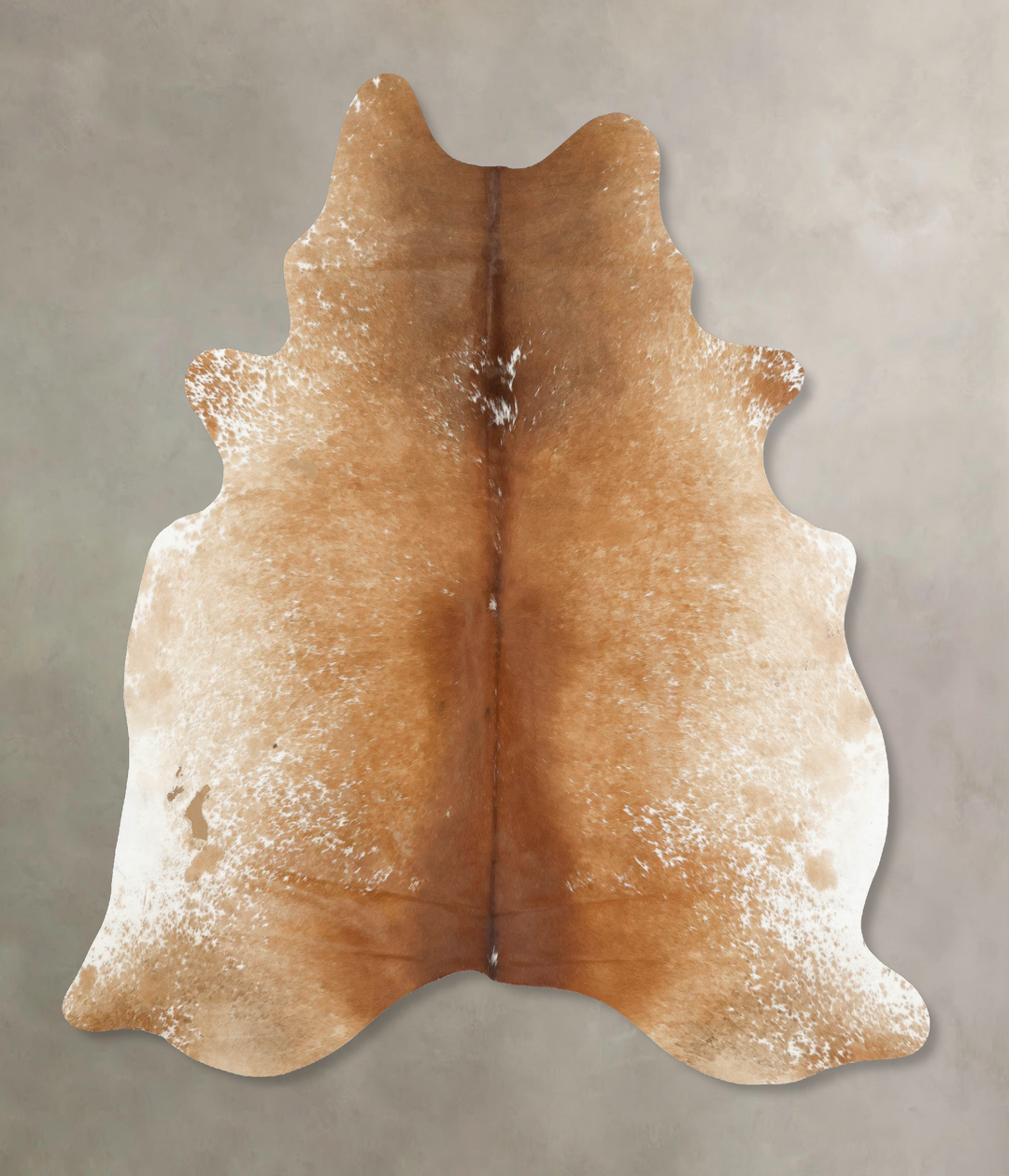 Salt and Pepper Brown XX-Large Brazilian Cowhide Rug 8'1"H x 6'9"W #B1