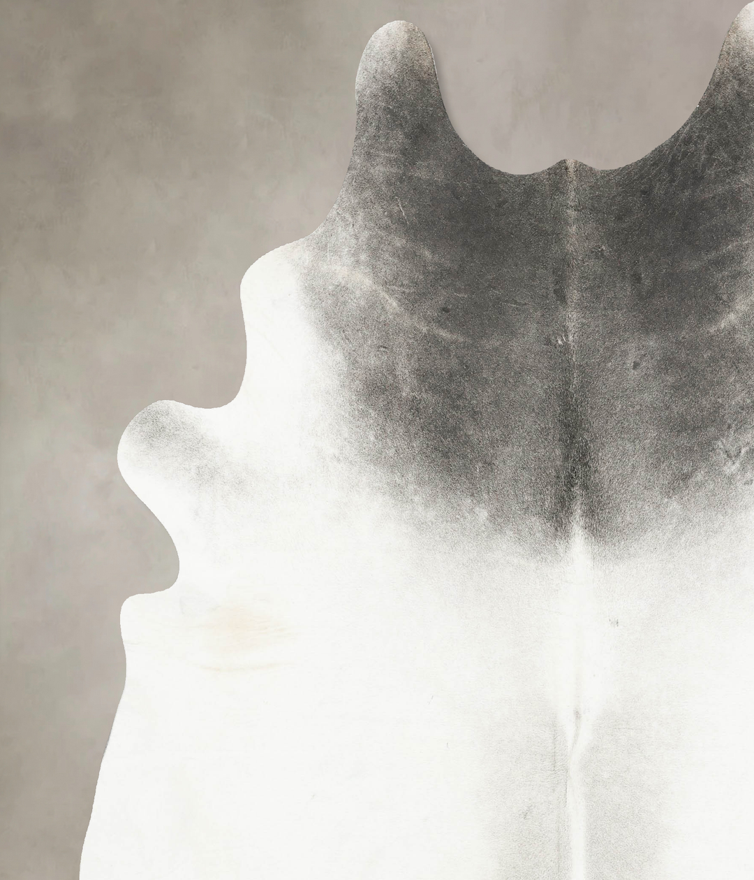 Medium Grey XX-Large Brazilian Cowhide Rug 8'4"H x 7'0"W #B15554 by Hu