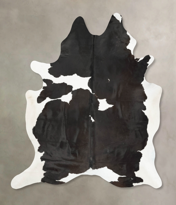 Black and White XX-Large Brazilian Cowhide Rug 8'8"H x 7'0"W #B15557 by Hudson Hides