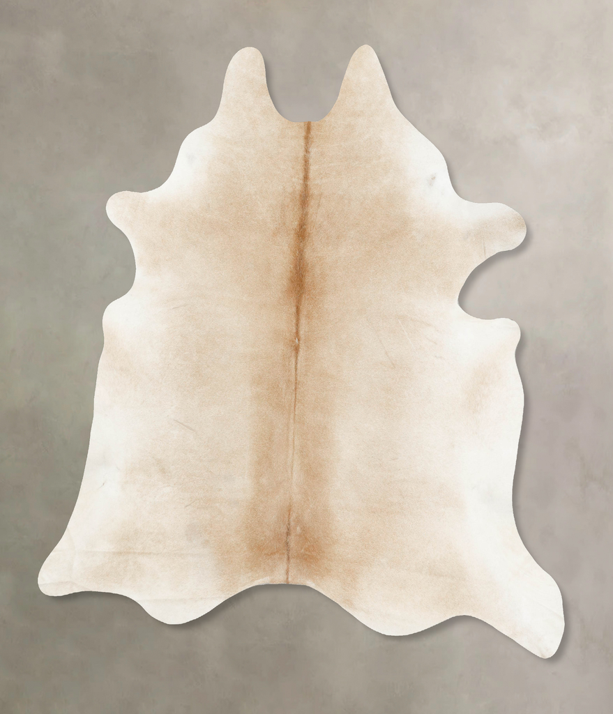Palomino XX-Large Brazilian Cowhide Rug 7'9"H x 7'1"W #B15558 by Hudson Hides