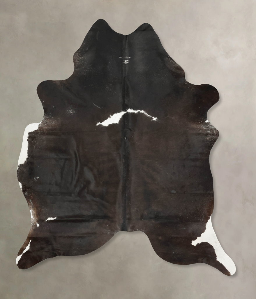 Black and White XX-Large Brazilian Cowhide Rug 8'10"H x 6'5"W #B15569 by Hudson Hides