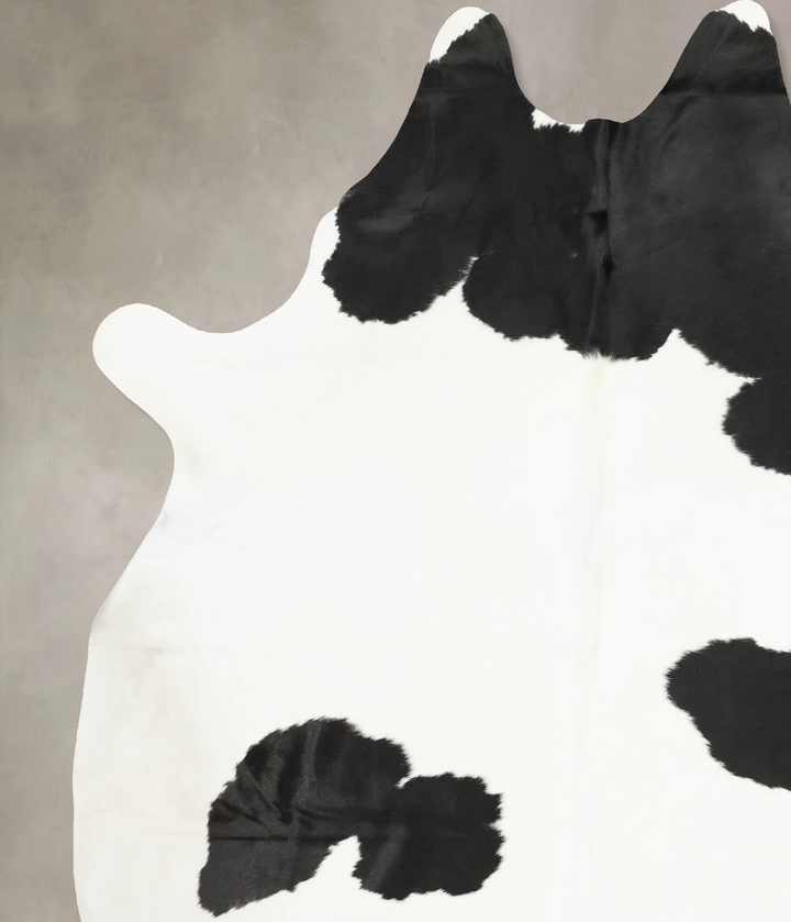 Black and White XX-Large Brazilian Cowhide Rug 9'2"H x 7'3"W #B15571 by Hudson Hides