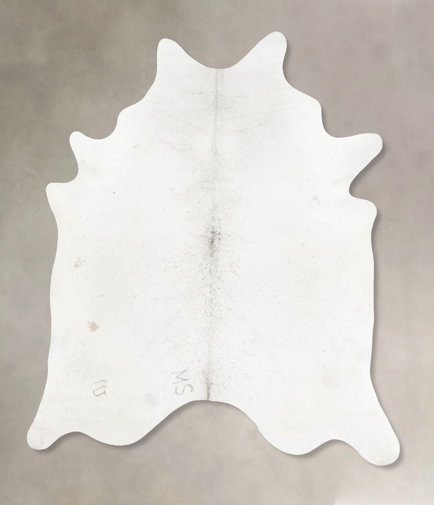 Light Grey X-Large Brazilian Cowhide Rug 7'9"H x 6'4"W #B15576 by Hudson Hides