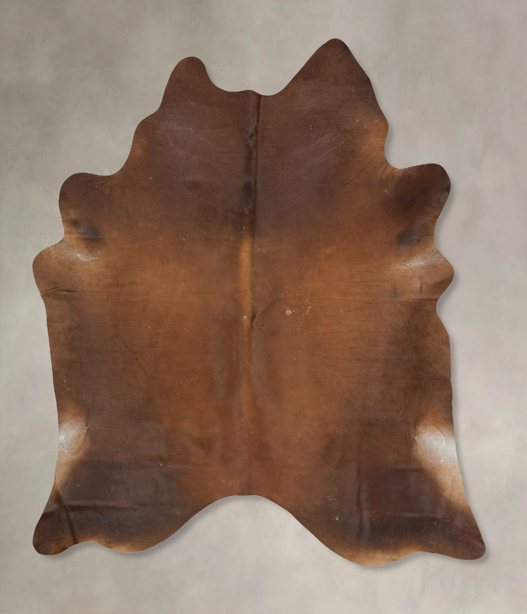 Chocolate XX-Large Brazilian Cowhide Rug 8'9"H x 6'9"W #B15589 by Huds