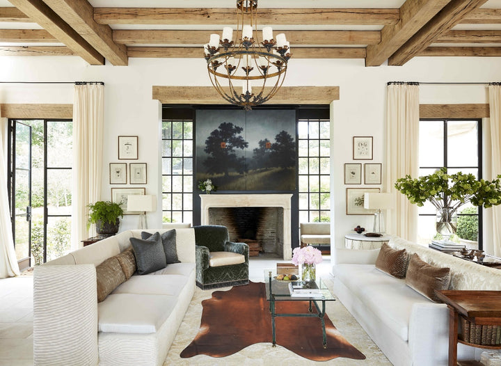 Chocolate XX-Large Brazilian Cowhide Rug 8'9"H x 6'9"W #B15589 by Hudson Hides