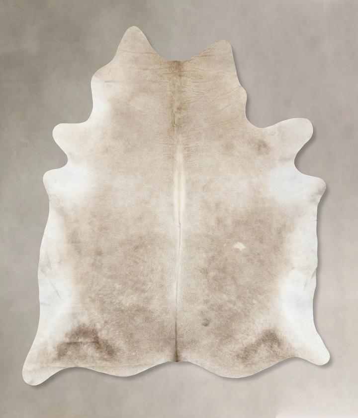 Taupe XX-Large Brazilian Cowhide Rug 8'4"H x 7'0"W #B15593 by Hudson Hides
