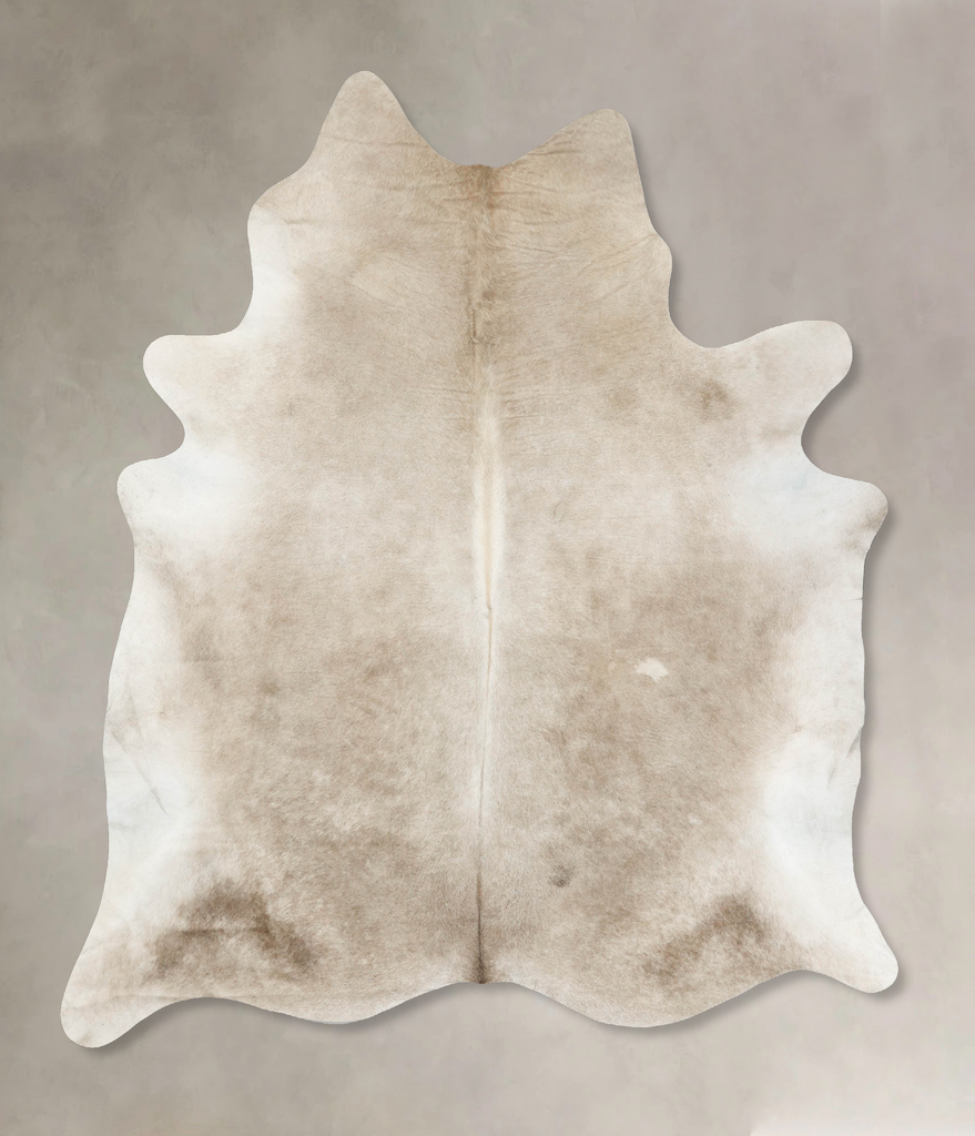 Taupe XX-Large Brazilian Cowhide Rug 8'4"H x 7'0"W #B15593 by Hudson Hides