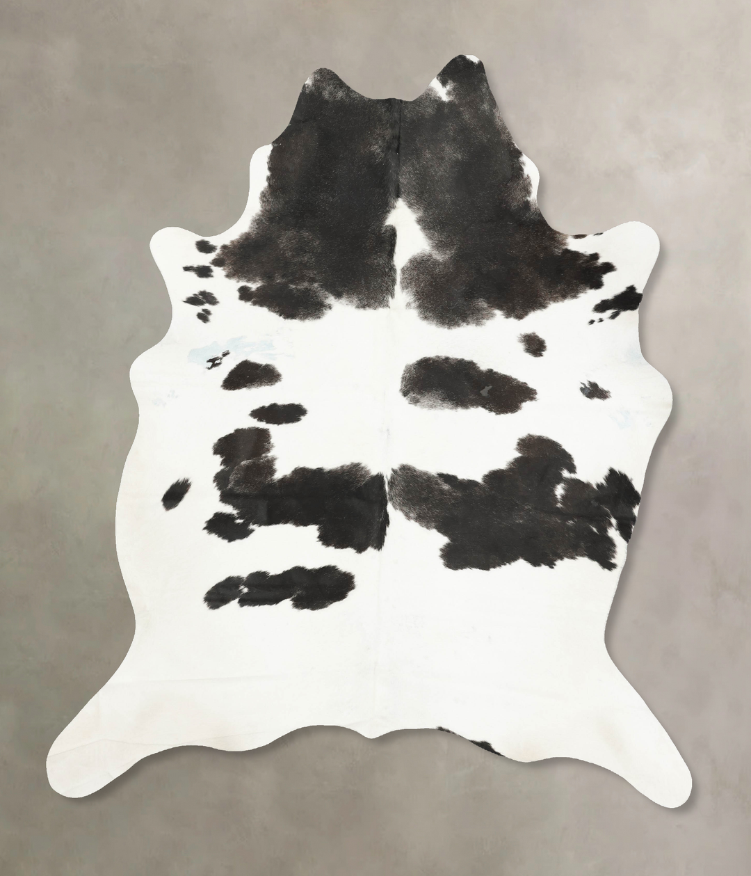 Black and White XX-Large Brazilian Cowhide Rug 8'1"H x 6'6"W #B15596 b