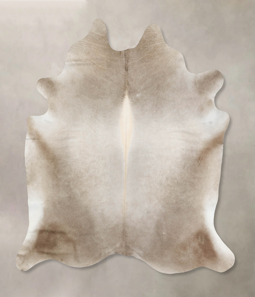 Champagne XX-Large Brazilian Cowhide Rug 7'9"H x 7'2"W #B15599 by Hudson Hides