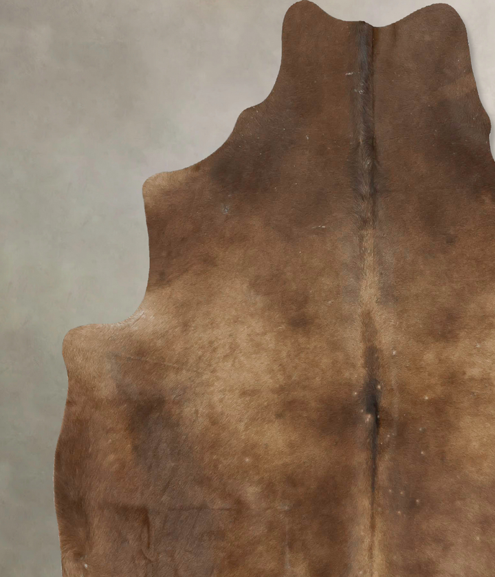Taupe X-Large Brazilian Cowhide Rug 6'11"H x 6'0"W #B15610 by Hudson Hides