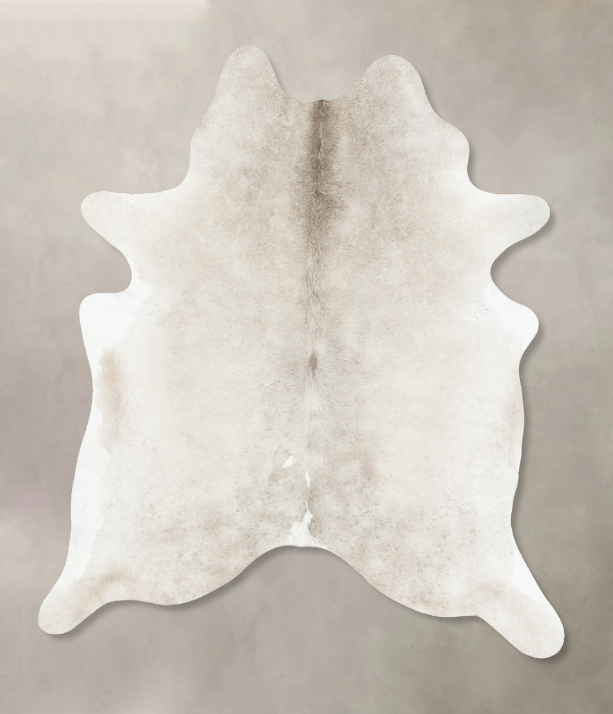 Taupe X-Large Brazilian Cowhide Rug 7'5"H x 5'11"W #B15612 by Hudson Hides