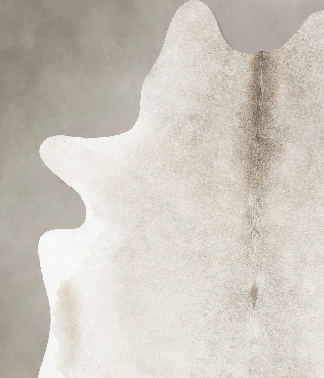 Taupe X-Large Brazilian Cowhide Rug 7'5"H x 5'11"W #B15612 by Hudson H