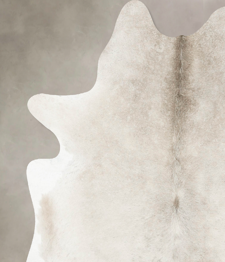 Taupe X-Large Brazilian Cowhide Rug 7'5"H x 5'11"W #B15612 by Hudson Hides