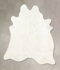 Ivory with Beige XX-Large Brazilian Cowhide Rug 7'10