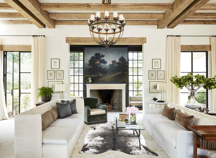 Salt and Pepper Black XX-Large Brazilian Cowhide Rug 9'0"H x 6'4"W #B15617 by Hudson Hides