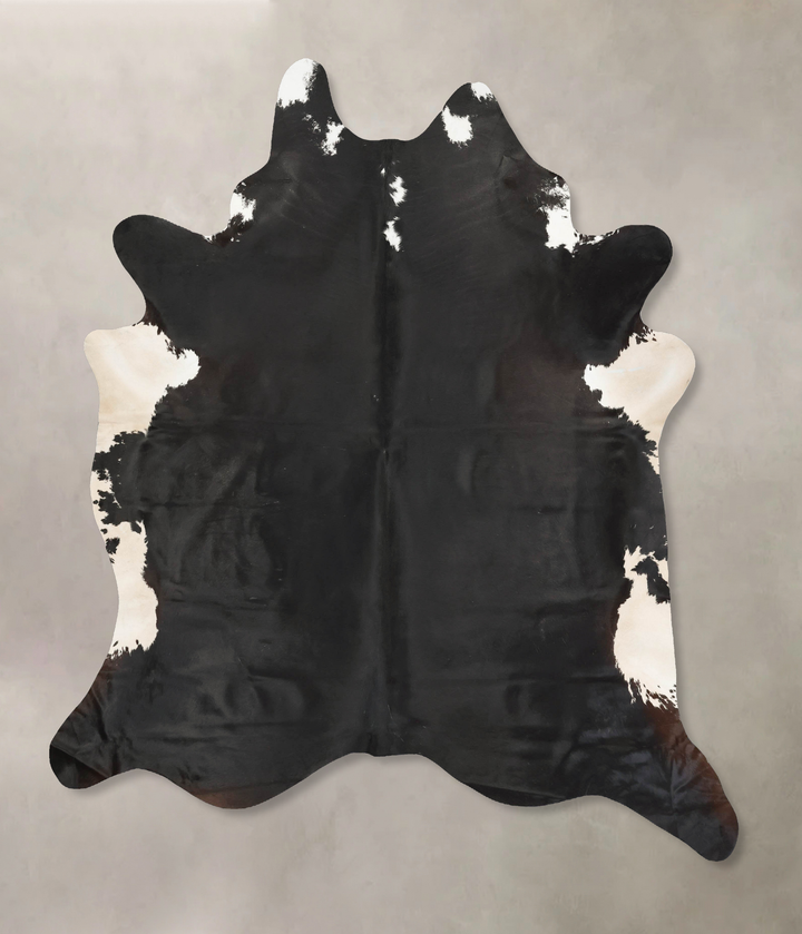 Black and White XX-Large Brazilian Cowhide Rug 8'7"H x 7'2"W #B15622 by Hudson Hides