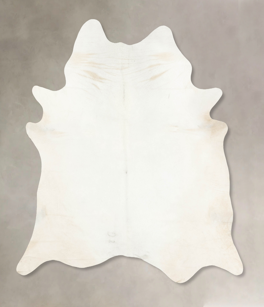 Ivory with Beige XX-Large Brazilian Cowhide Rug 8'9"H x 7'5"W #B15625 by Hudson Hides