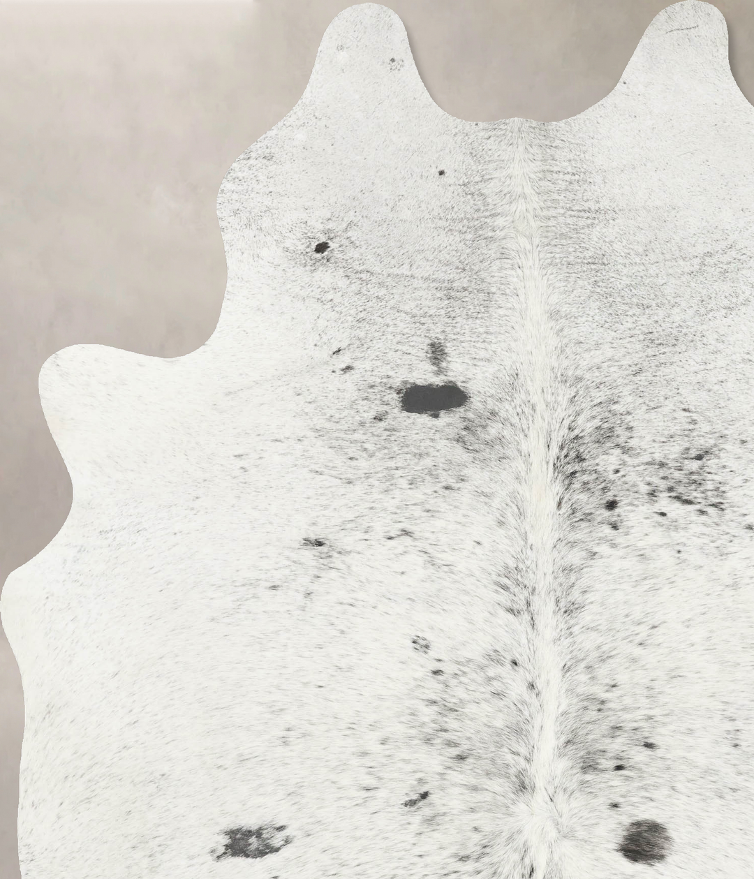 Salt and Pepper Black X-Large Brazilian Cowhide Rug 8'4"H x 5'10"W #B1