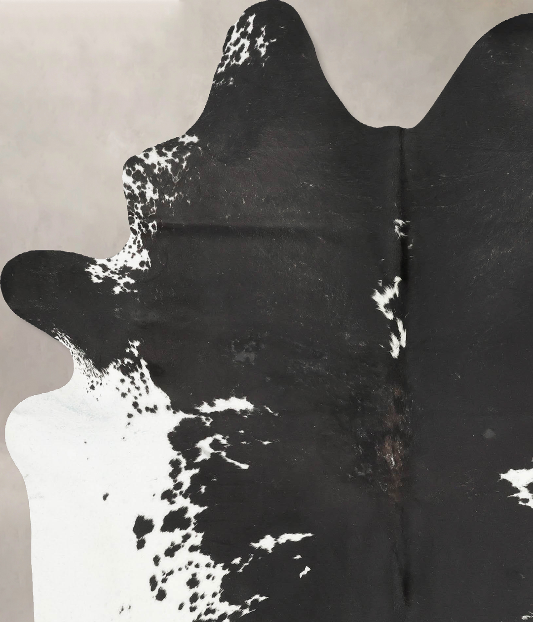Black and White XX-Large Brazilian Cowhide Rug 8'0"H x 6'4"W #B15647 b