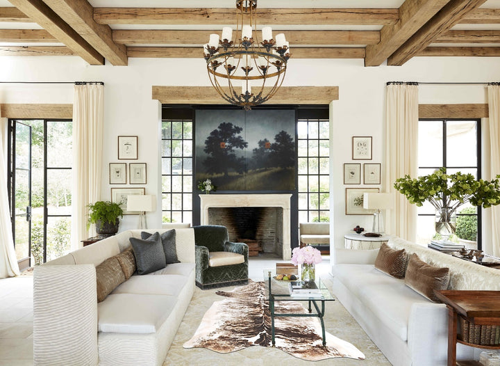 Grey Brindle XX-Large Brazilian Cowhide Rug 8'5"H x 7'1"W #B15649 by Hudson Hides