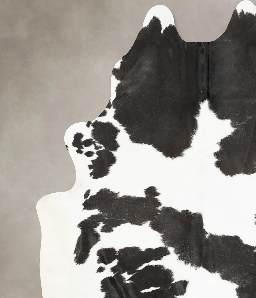 Black and White XX-Large Brazilian Cowhide Rug 8'4"H x 6'11"W #B15661 