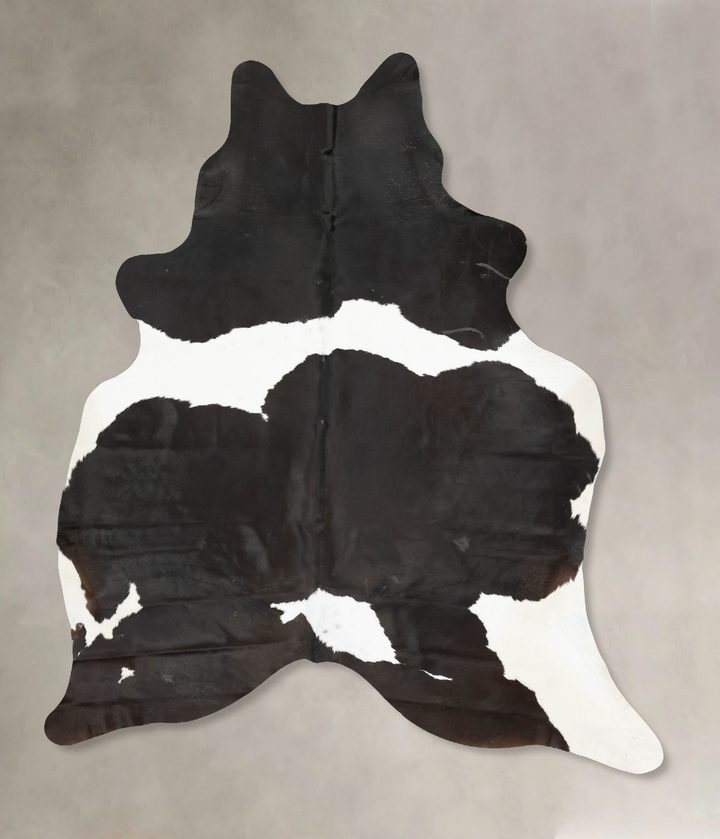 Black and White XX-Large Brazilian Cowhide Rug 8'7"H x 6'7"W #B15664 by Hudson Hides
