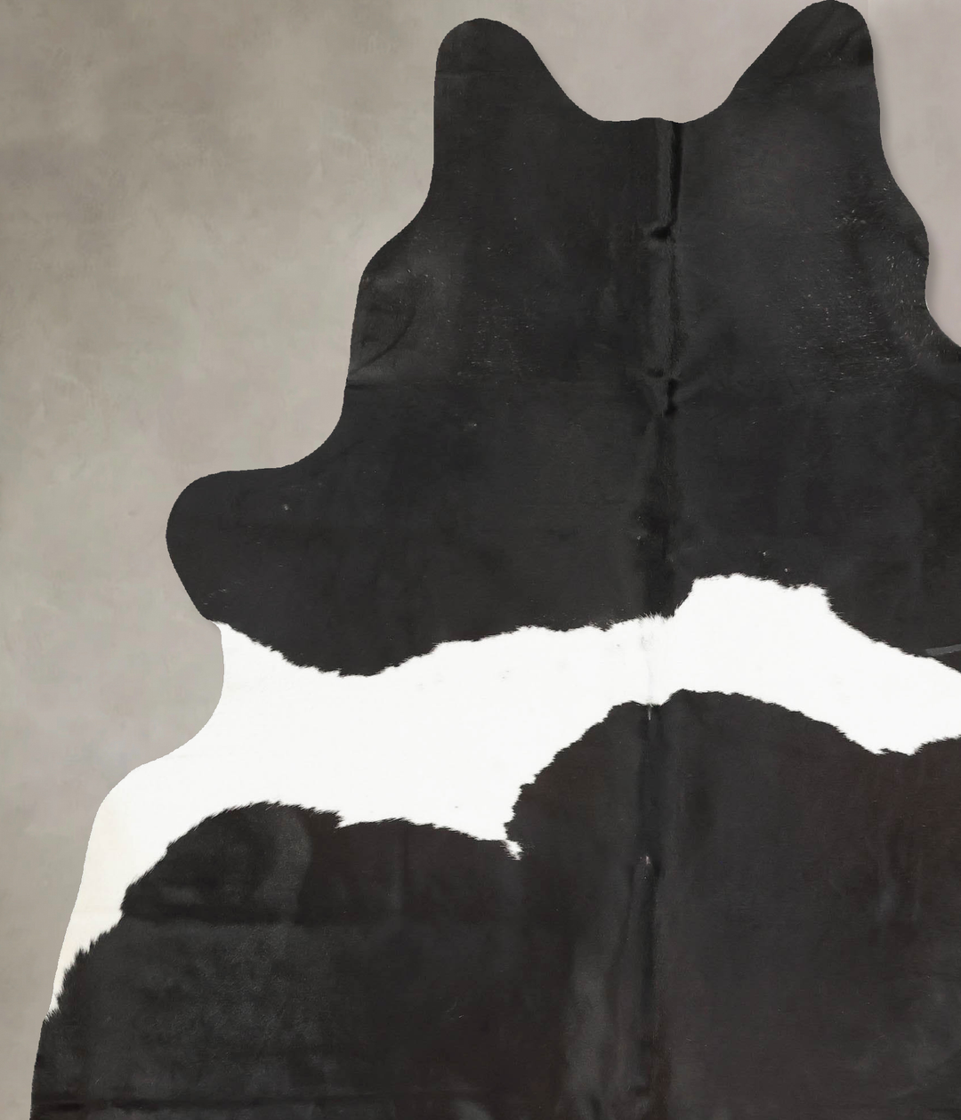 Black and White XX-Large Brazilian Cowhide Rug 8'7"H x 6'7"W #B15664 b